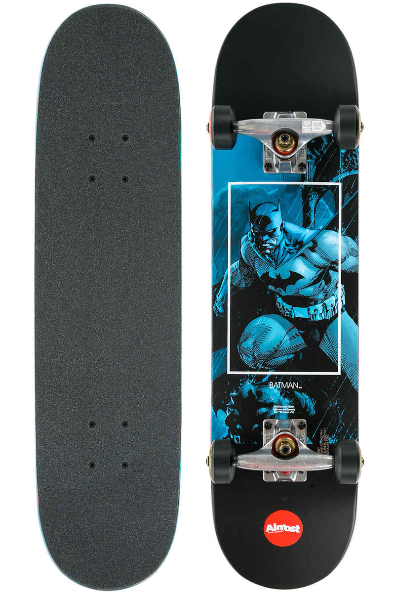 Almost Team Batman Fight Club Mid 7.25" Complete-Skateboard kids (black)