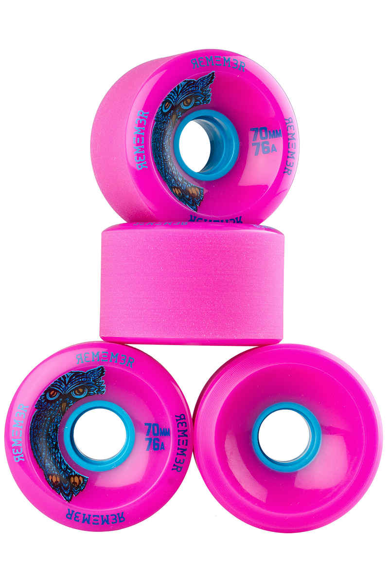 Remember Hoot Slide Wiel (pink) 4 Pack 70mm 76A