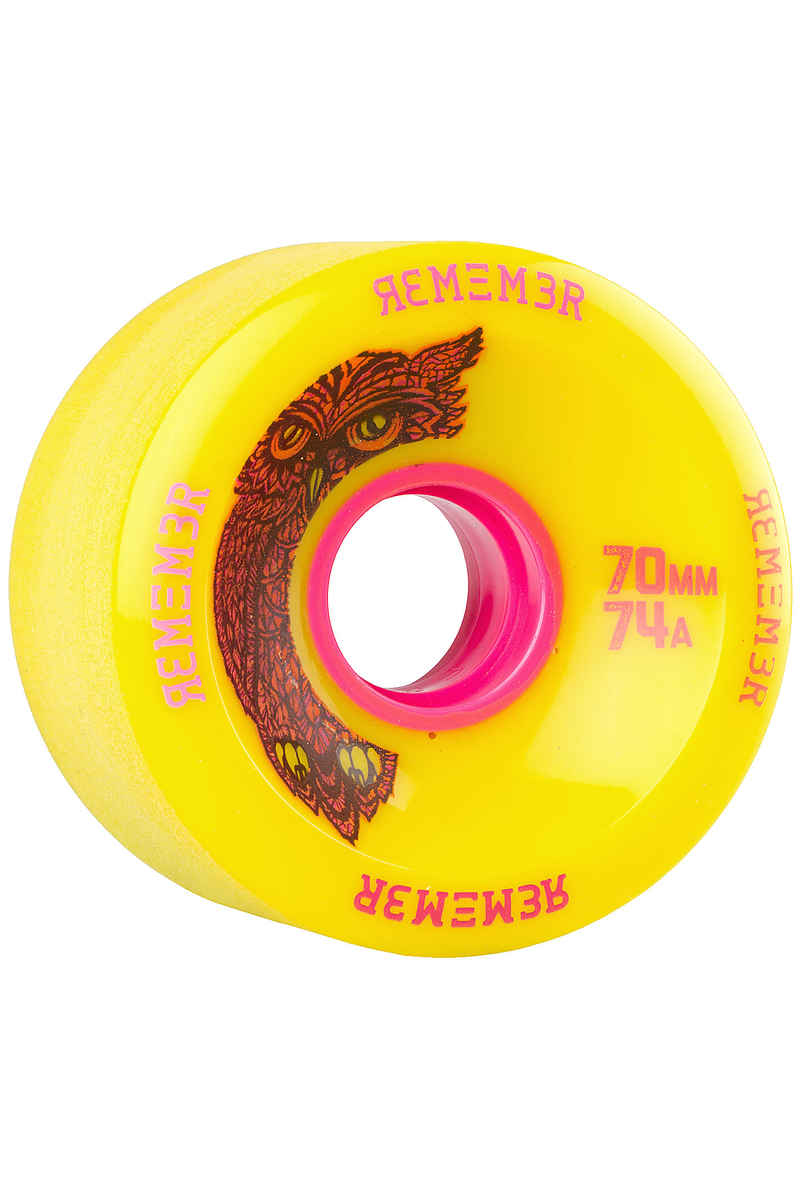 Remember Hoot Slide Ruote (yellow) pacco da 4 70mm 74A