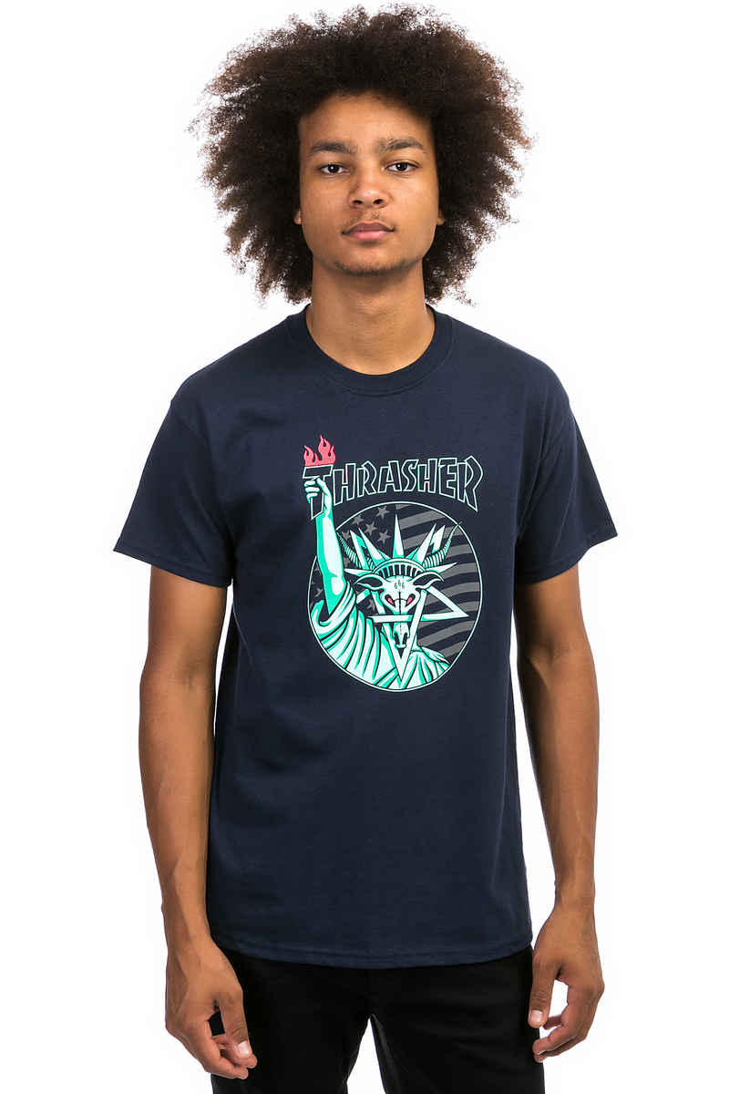 Thrasher Liberty Goat T-Shirt (navy)