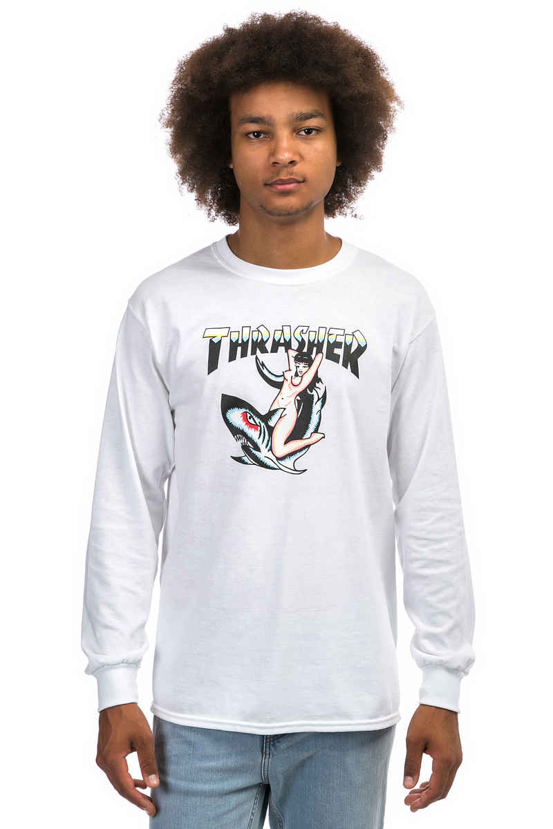 Thrasher Tattoo Longsleeve (white)