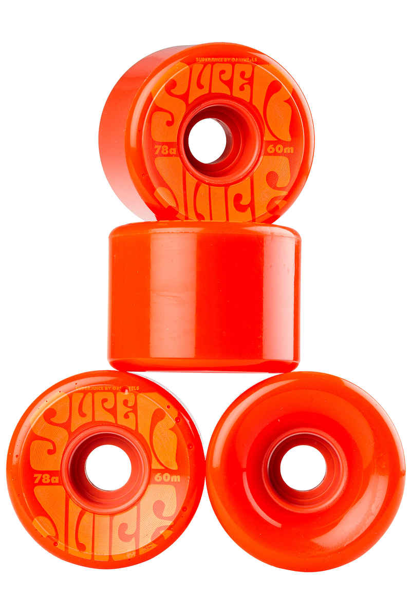 OJ Wheels Super Juice 60mm 78A Wiel (orange) 4 Pack