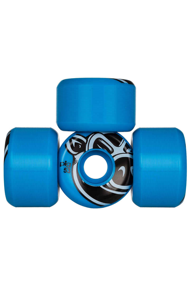 Pig 3D Conical Rollen (blue) 53mm 101A 4er Pack