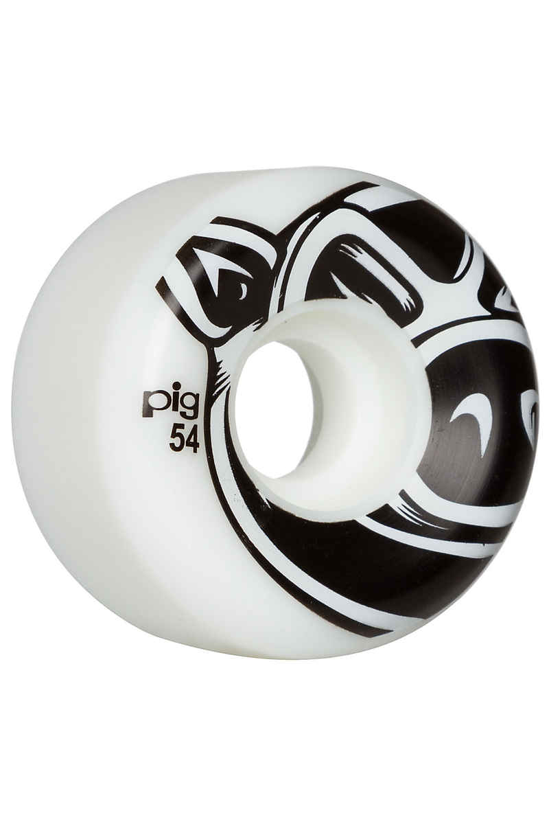 Pig 3D Conical 54mm Roue (white) 4 Pack