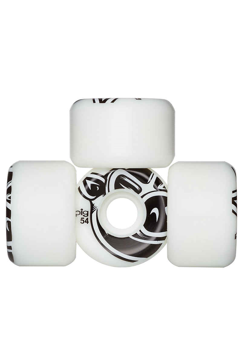 Pig 3D Conical 54mm Roue (white) 4 Pack
