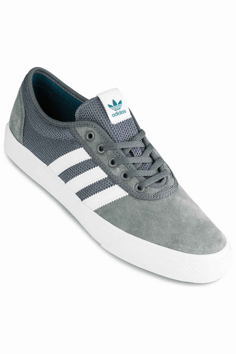 adidas Skateboarding Adi Ease Shoes (grey four white real teal)