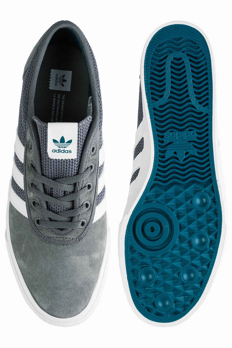 adidas Skateboarding Adi Ease Shoes (grey four white real teal)