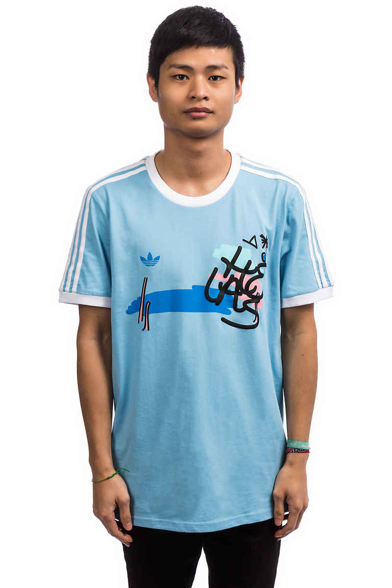 adidas x Hélas Collab T-Shirt (blue white)