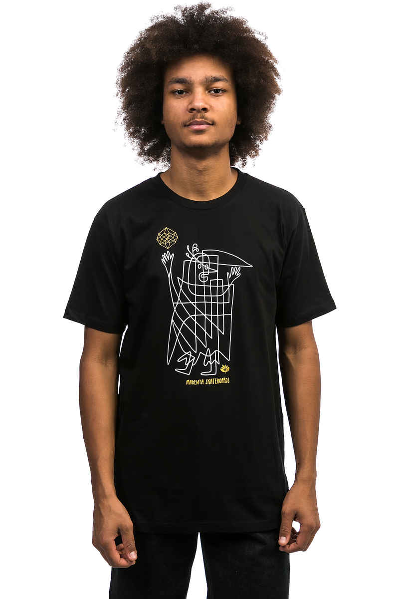 Magenta High Man T-Shirt (black)