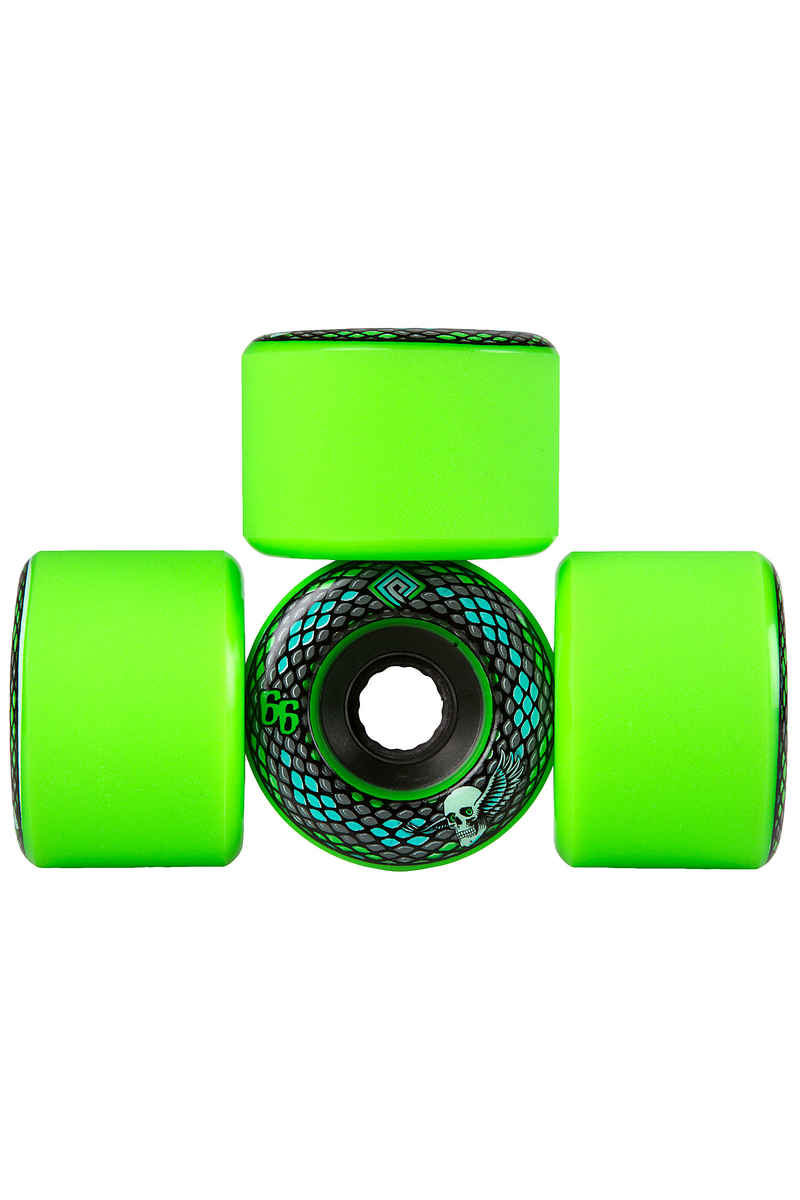 Powell-Peralta Snakes Roue (green) 4 Pack 66mm 75A