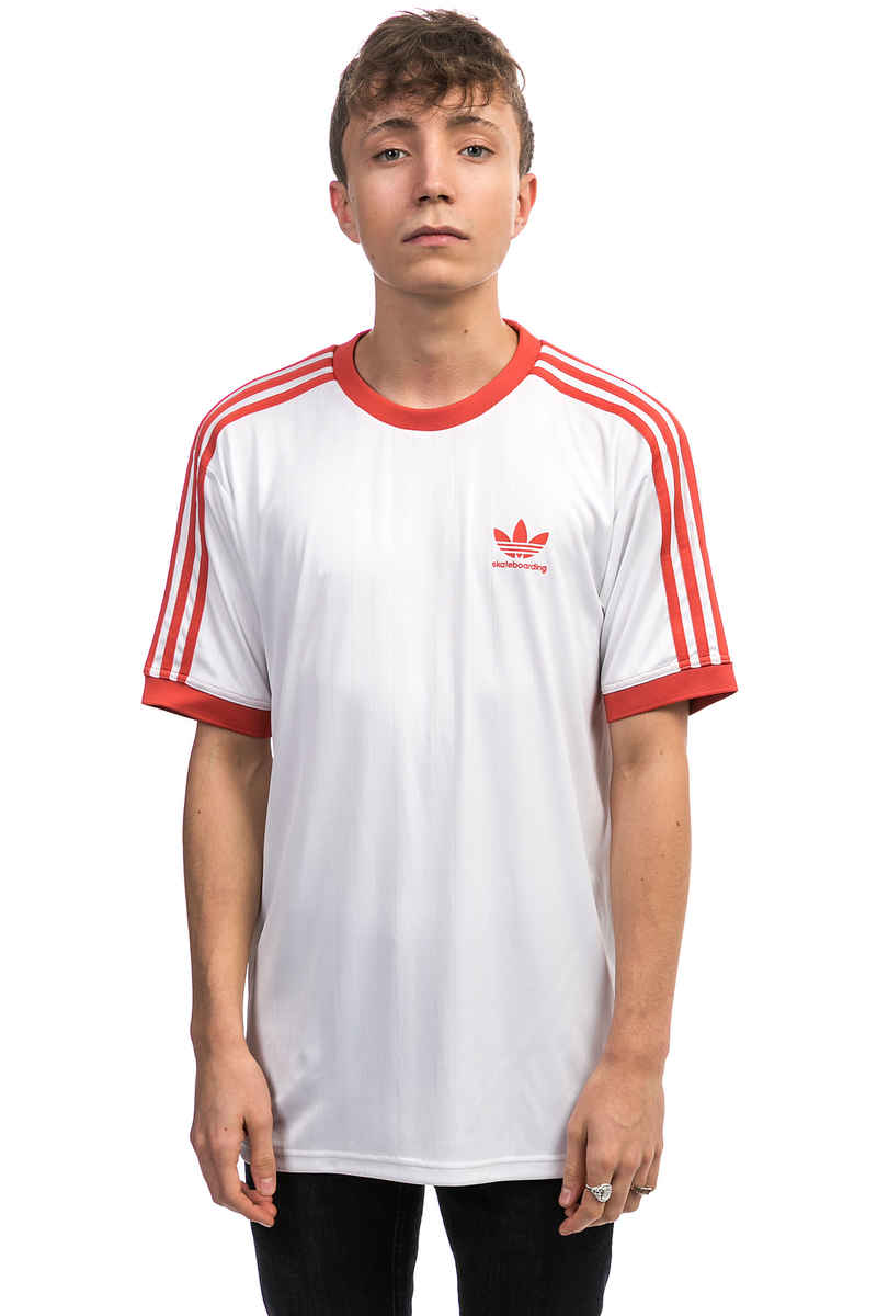 adidas Clima Club Jersey T-Shirt (white trase scarlet)