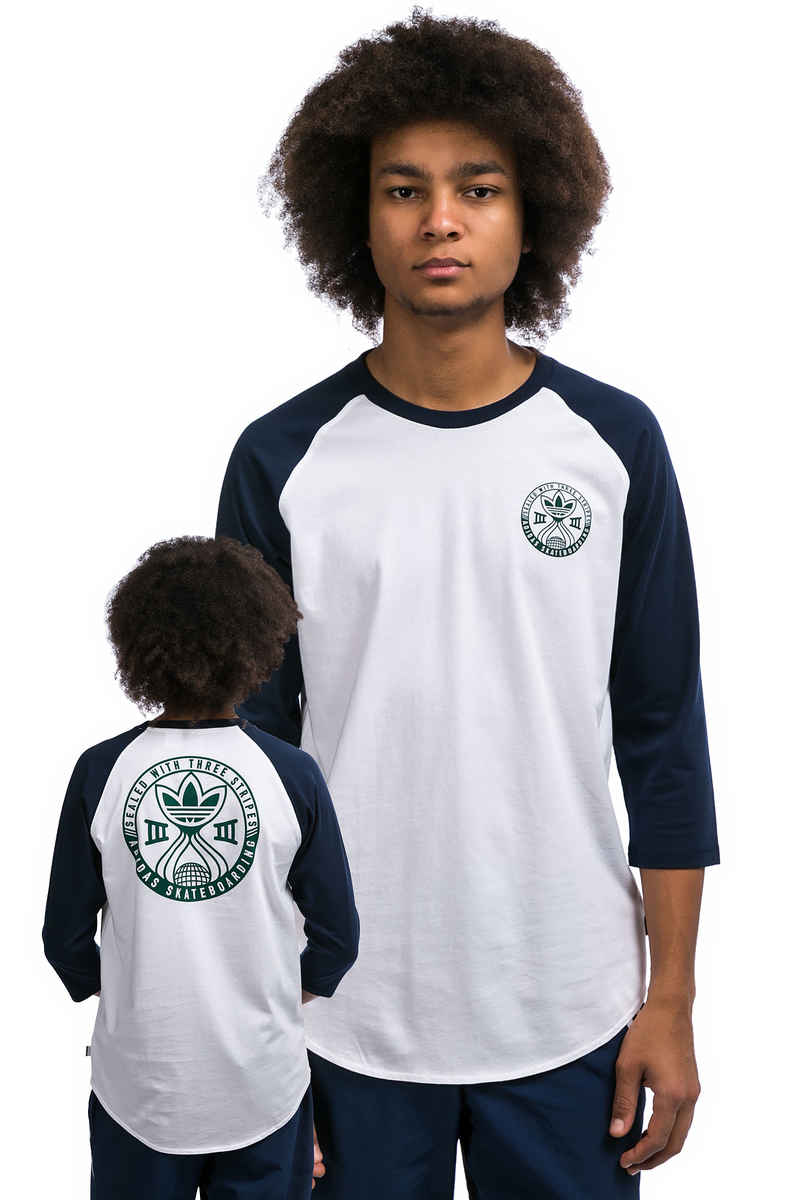 adidas Diecon 3/4 Camiseta de manga larga (white indigo)