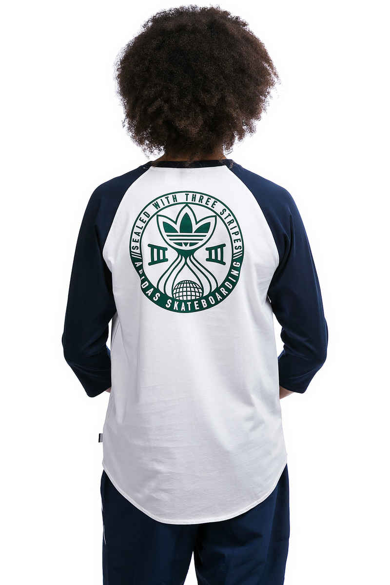 adidas Diecon 3/4 Camiseta de manga larga (white indigo)