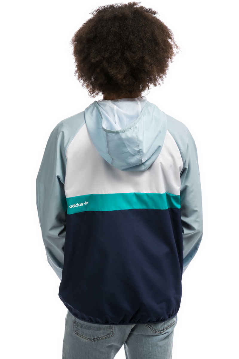 adidas Blackbird Wind Jacket Packable (ash grey shock green)