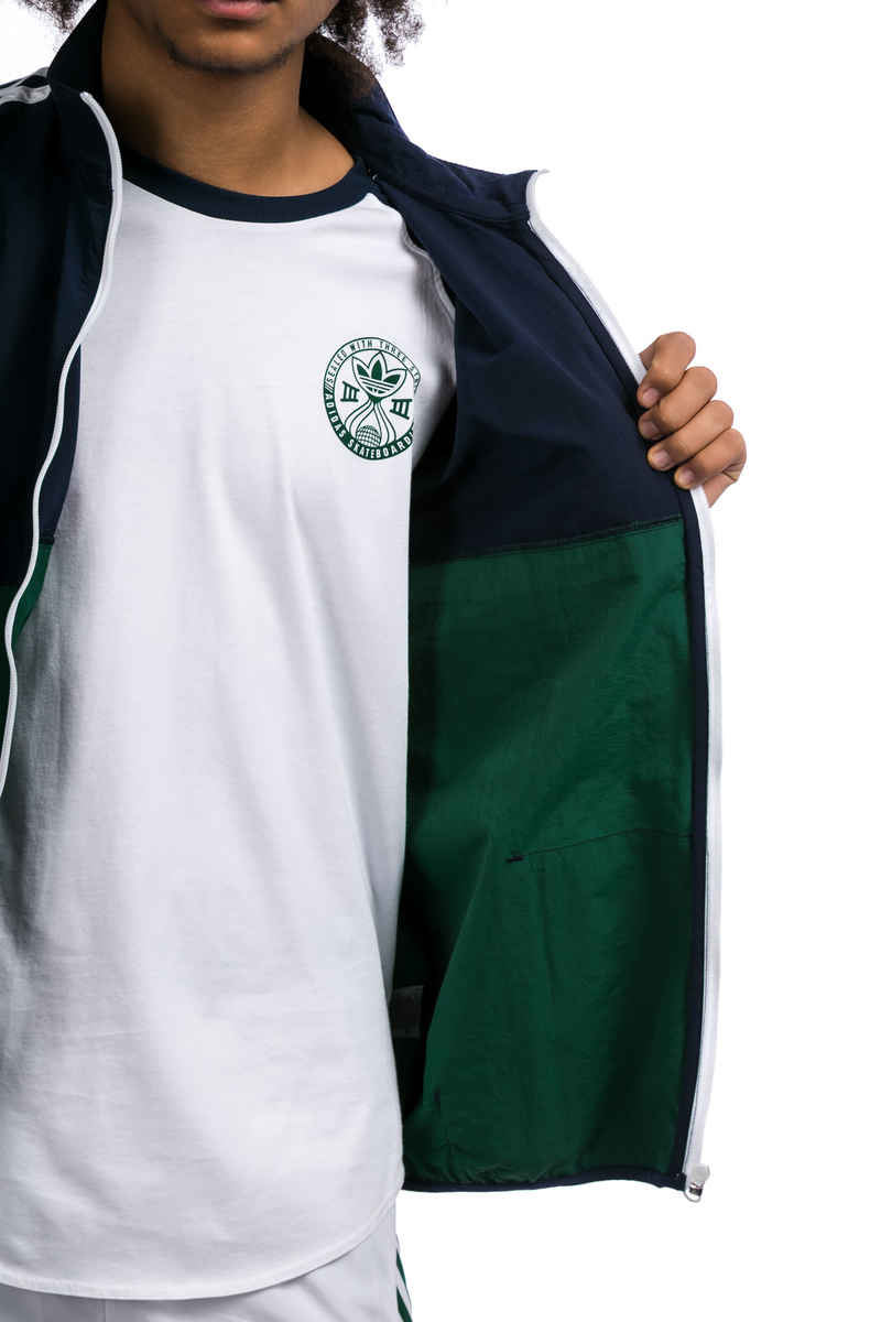 adidas Classic Giacca (indigo green white)