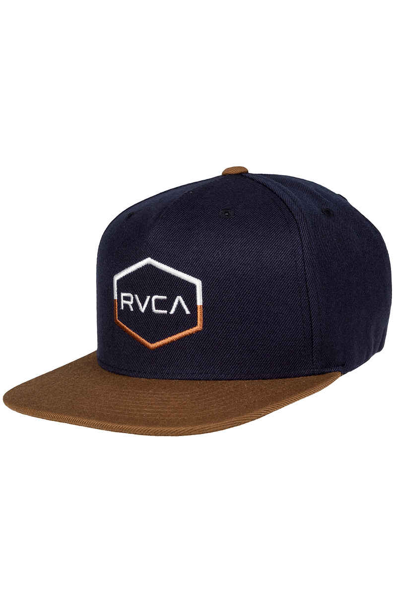 RVCA Commonwealth 3 Snapback Cap (navy)