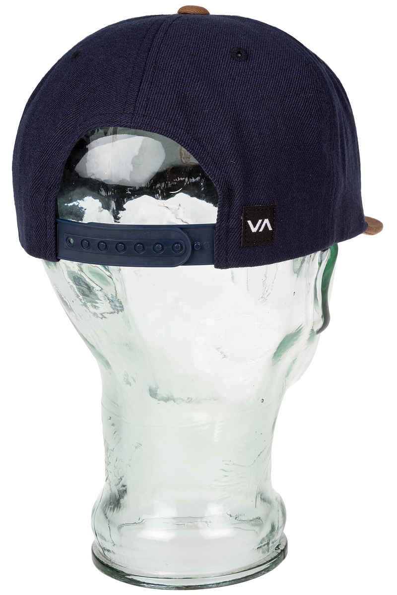RVCA Commonwealth 3 Snapback Cap (navy)