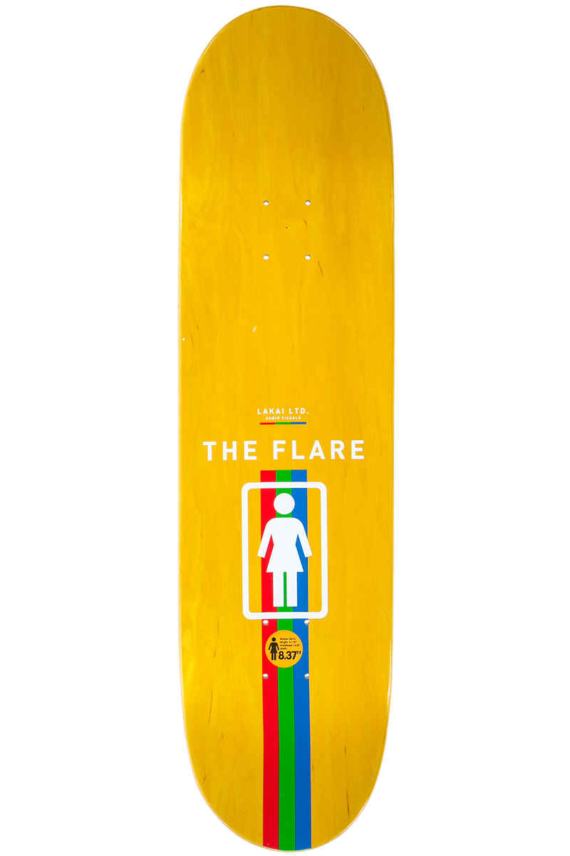 Girl x Lakai Carroll The Flare 8.375" Deck (multi)