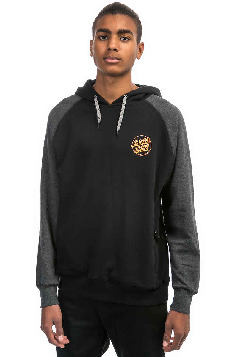 Santa Cruz Simple Dot Sudadera (black carbon melange)