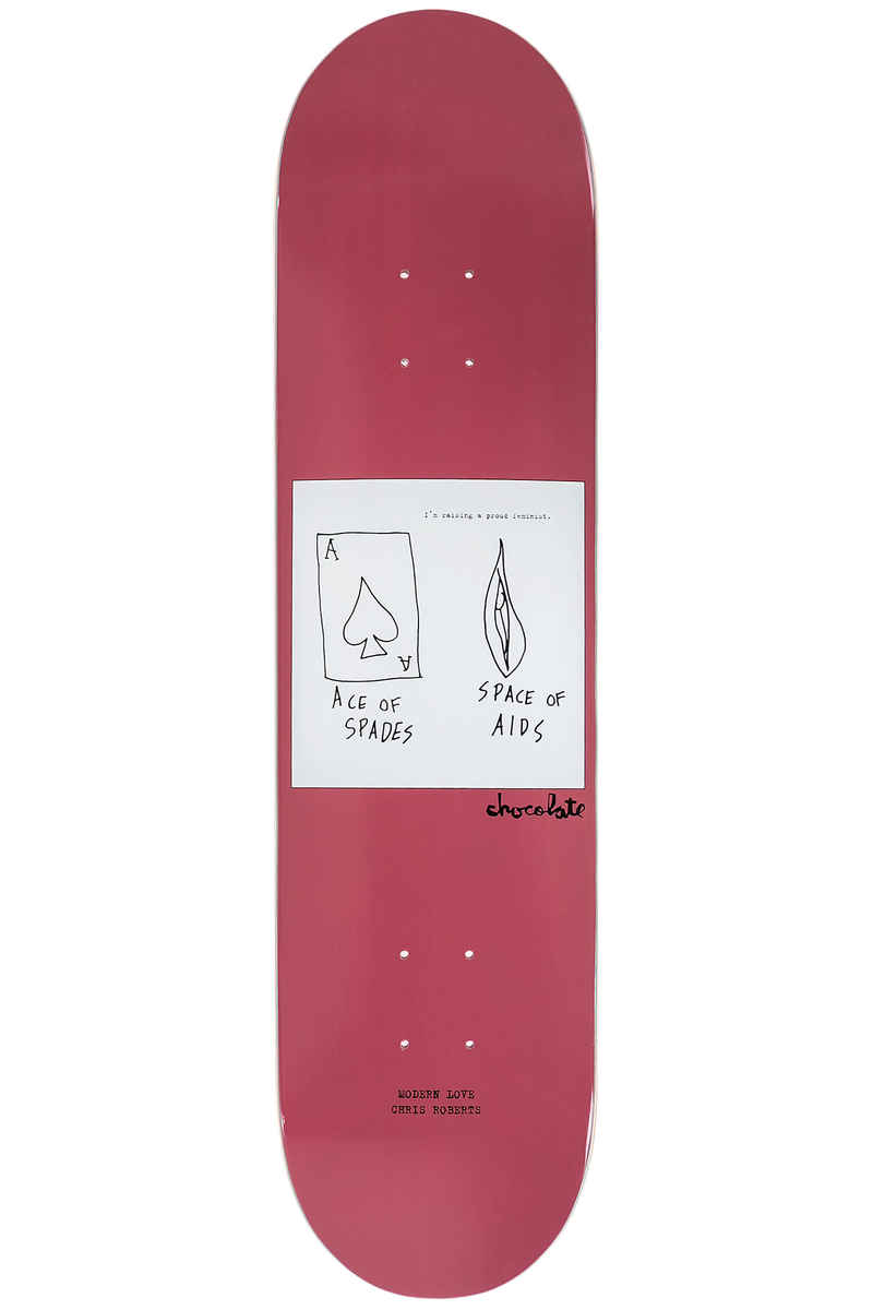 Chocolate Roberts Modern Love 8.125" Deck (red)