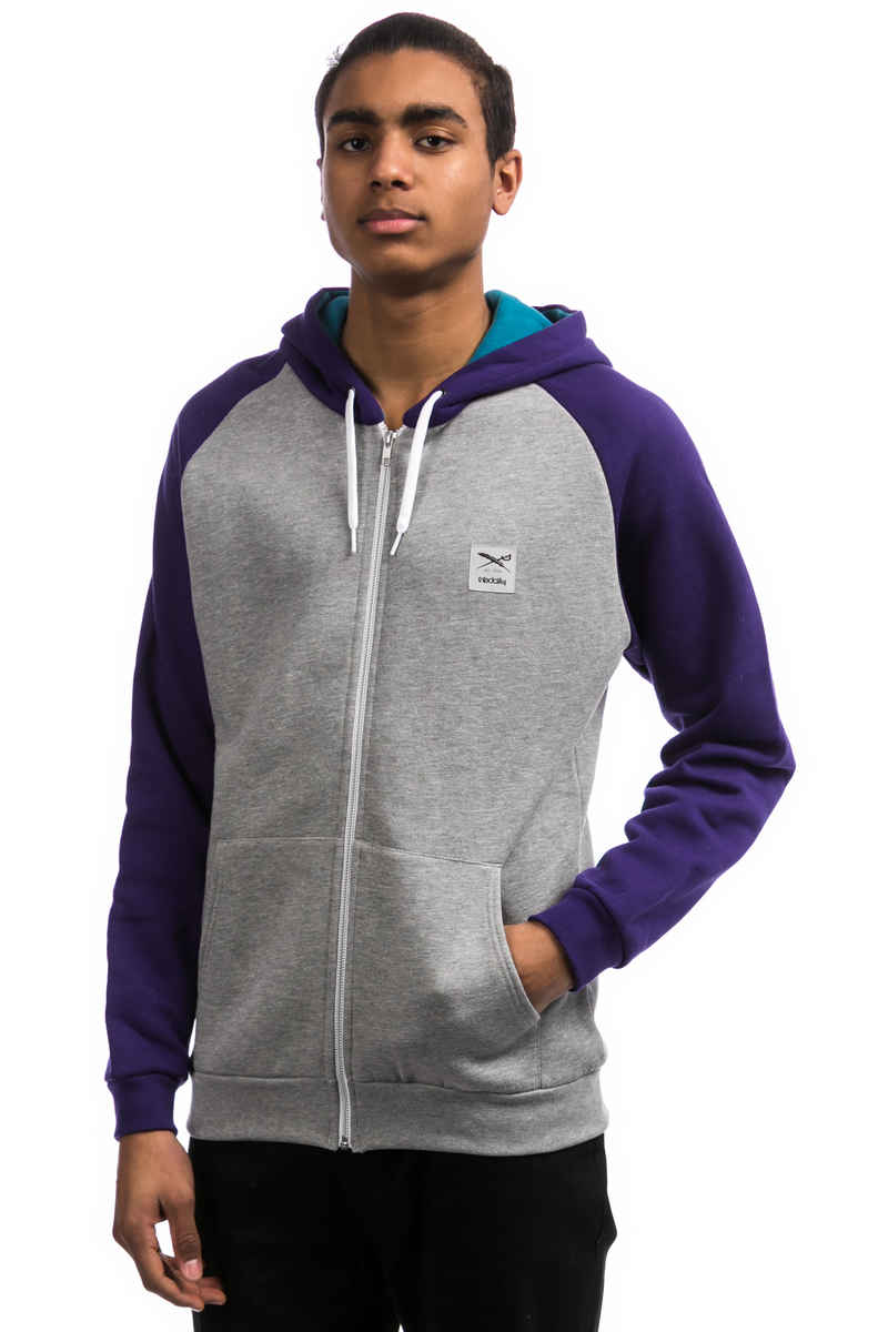 Iriedaily De College Zip-Hoodie (dark purple)