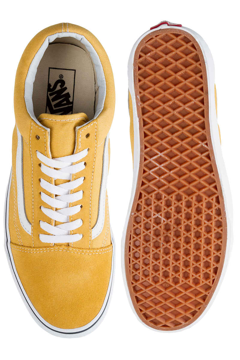 Vans Old Skool Shoes (ochre true white)