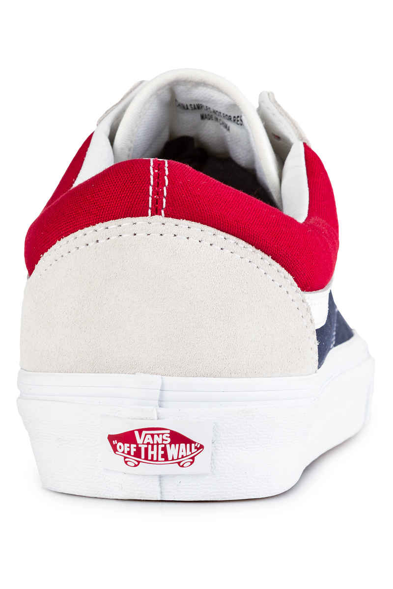 Vans Old Skool Zapatilla (white red dress blues)