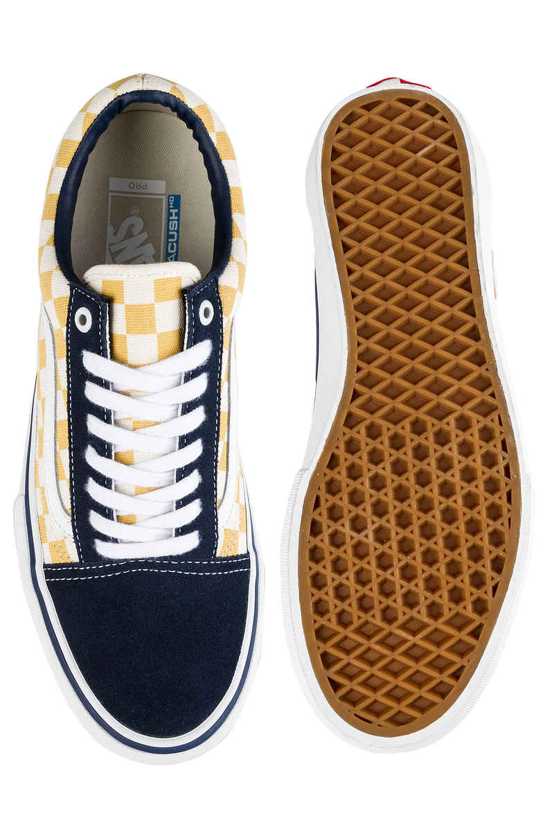 Vans Old Skool Pro Chaussure (checkerboard dress blues orche)