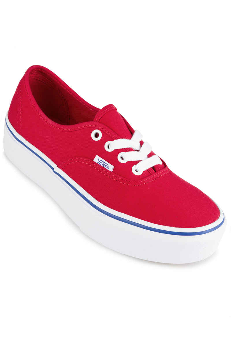 Vans Authentic Plateau 2.0 Schuh women (racing red)