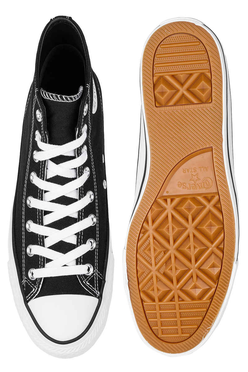 Converse CONS Chuck Taylor High All Star Pro Chaussure (black black white white)