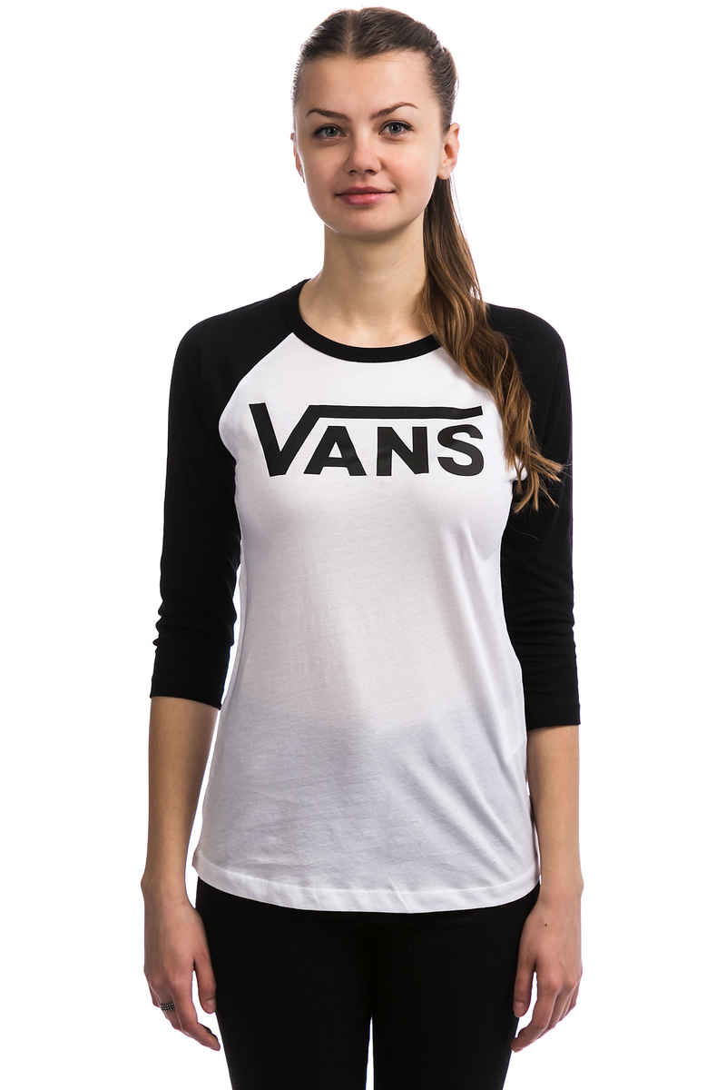 Vans Flying V Raglan Longsleeve women (white black)