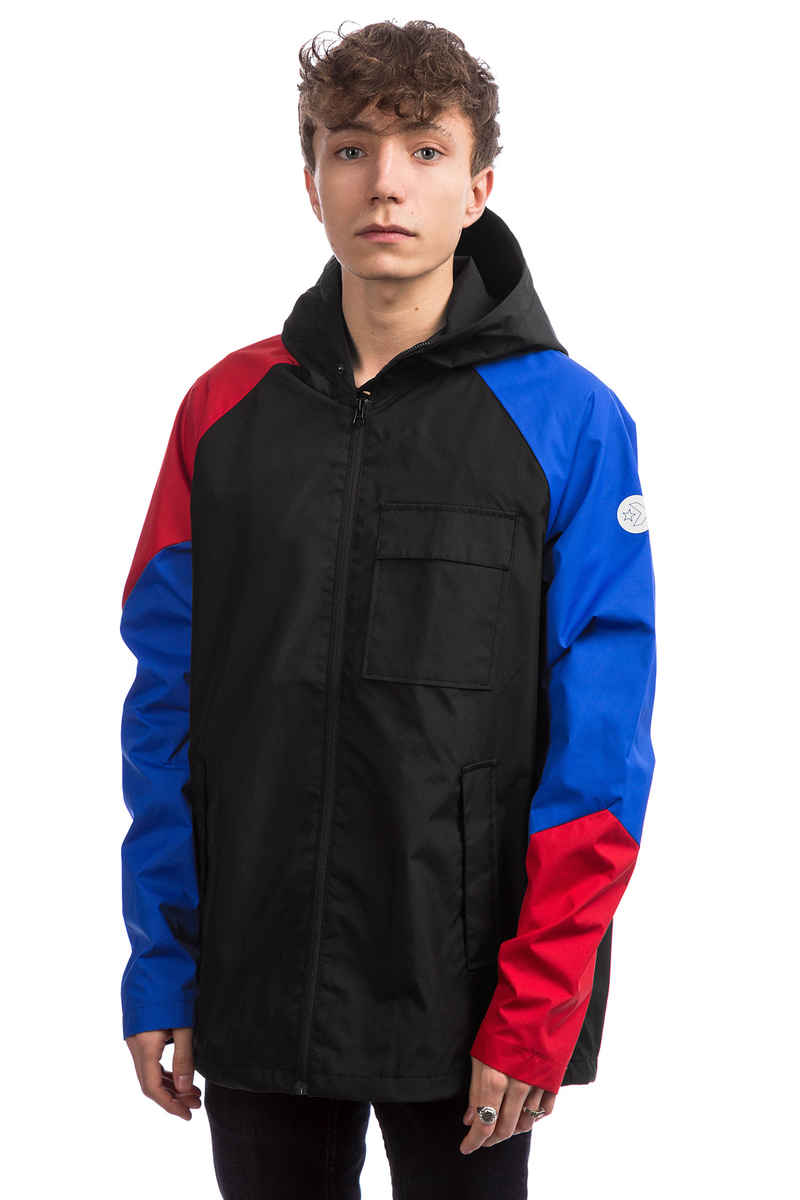 Converse CONS Hunt Parka Jacket (black hyper royal signal red)