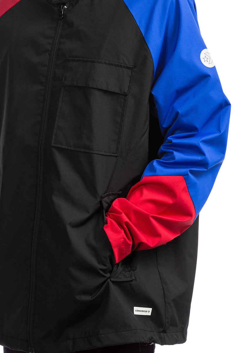 Converse CONS Hunt Parka Jacket (black hyper royal signal red)