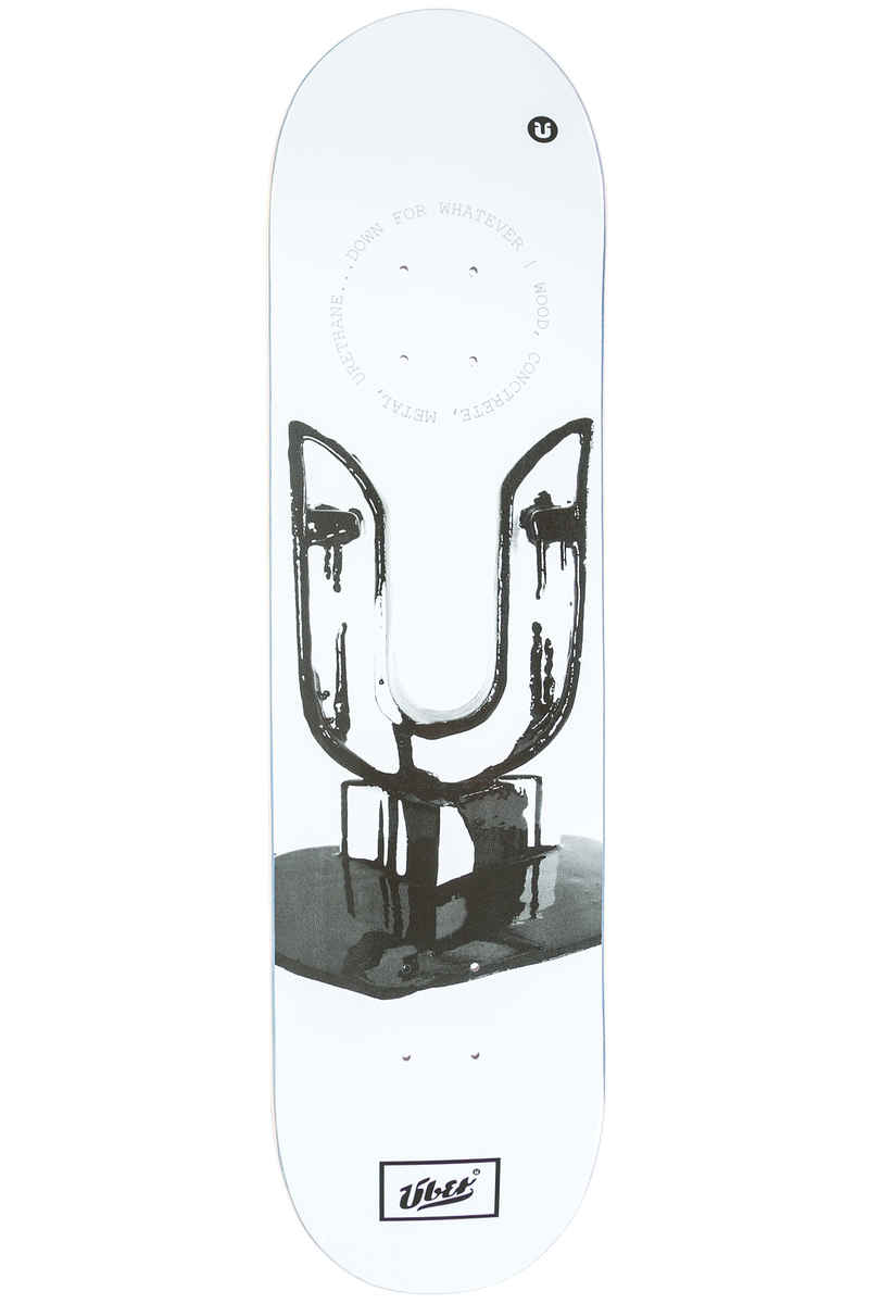 Über Skateboards Stoned U 8" Deck (white)