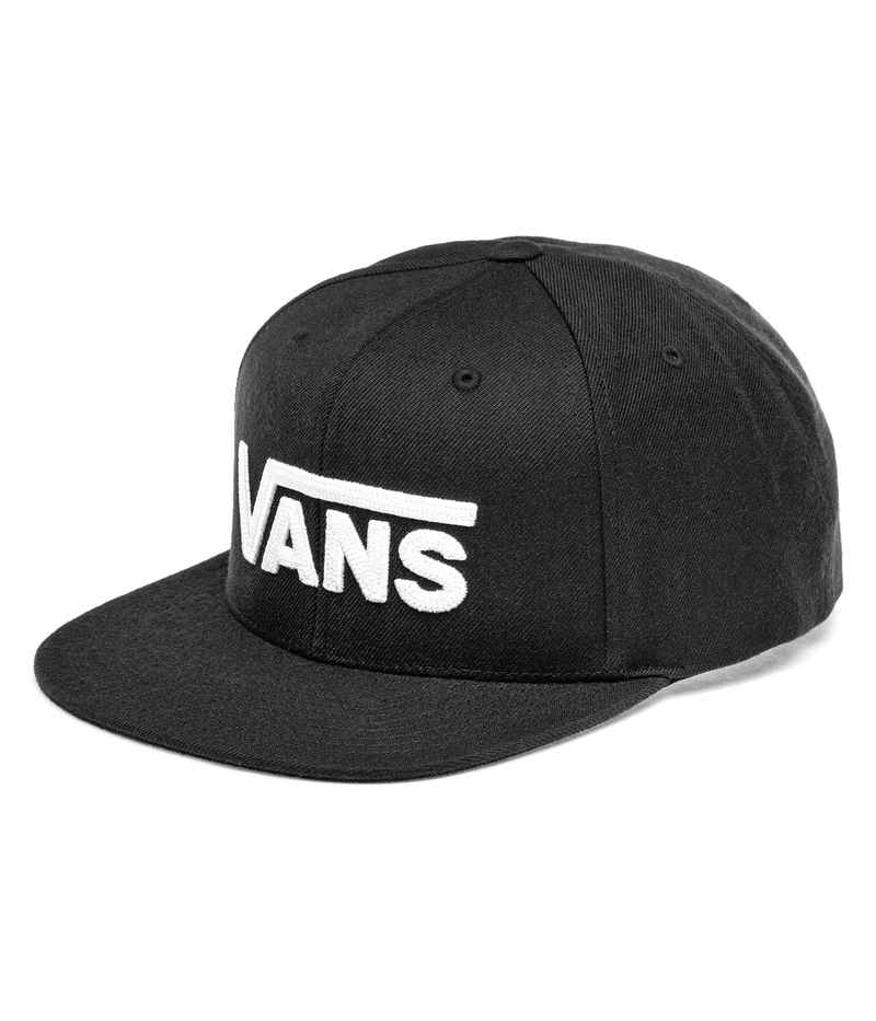 Vans Drop V II Snapback Cap (black white)