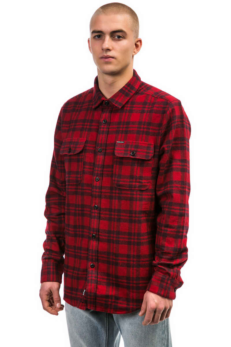 SK8DLX x Volcom Flannel Camicia (chili red)