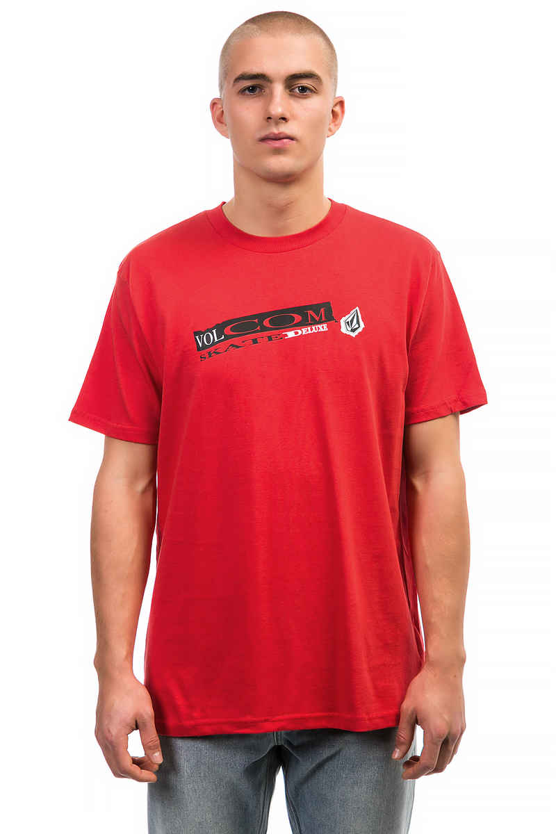 SK8DLX x Volcom Collab T-Shirt (true red)