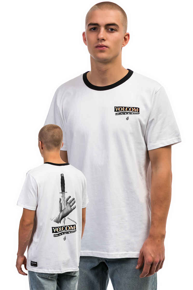 SK8DLX x Volcom Ringer T-Shirt (white)