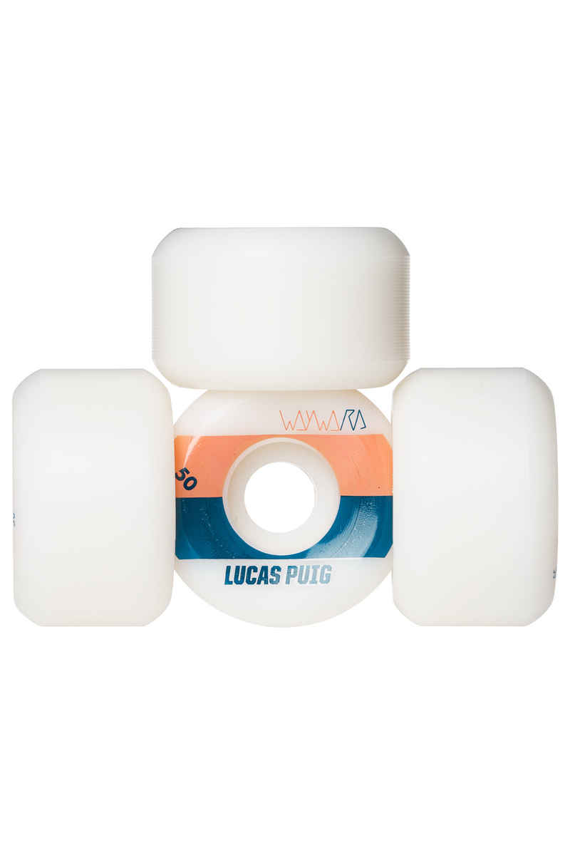 Wayward Puig Tone2 Roue (white orange) 50mm 99A 4 Pack