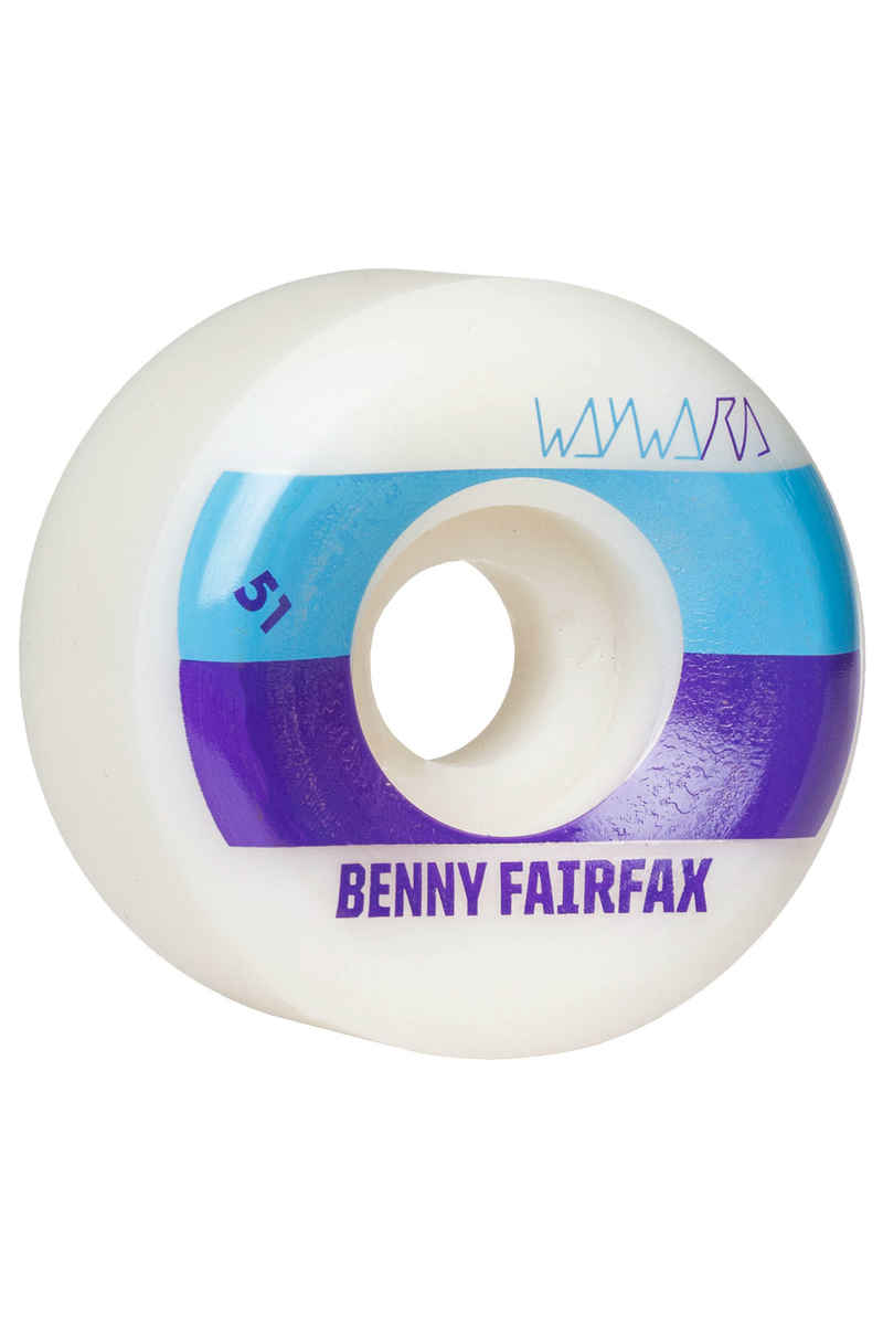 Wayward Fairfax Tone2 Wheels (white purple) 51mm 99A 4 Pack