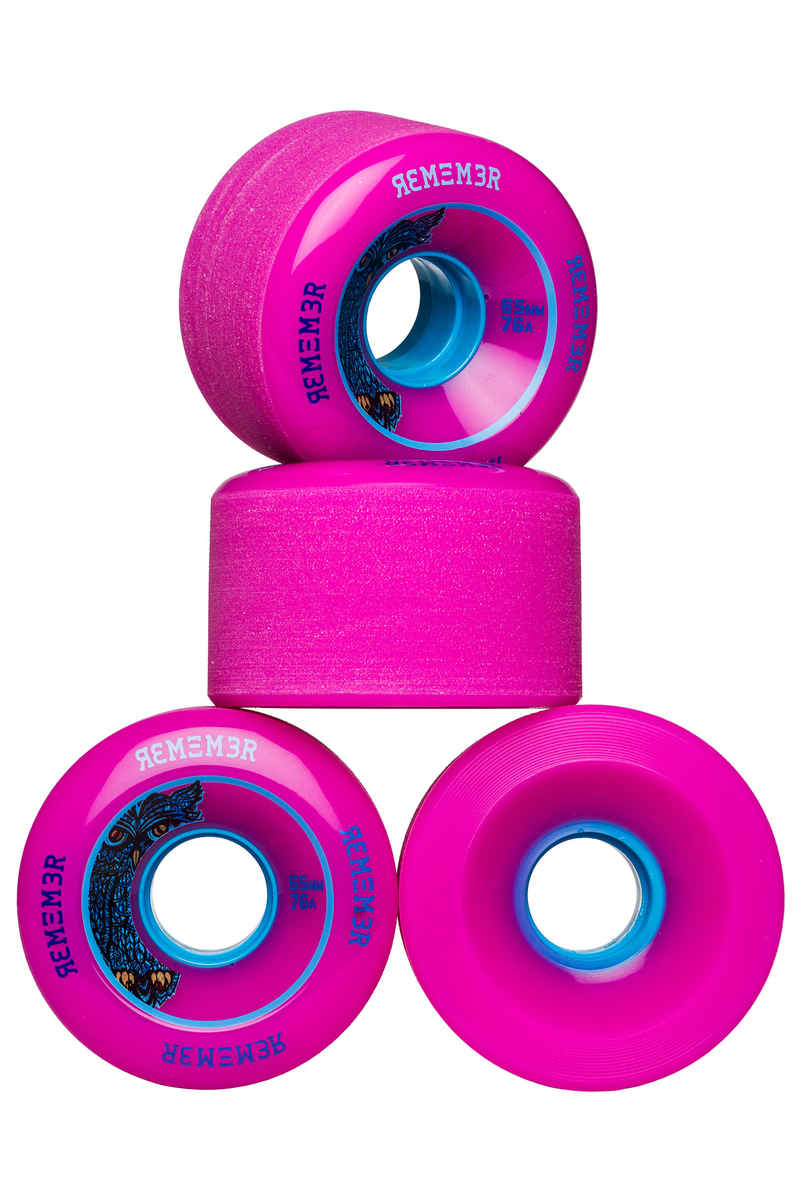 Remember Lil Hoot Wheels (pink) 4 Pack 65mm 76A