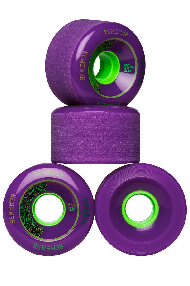 Remember Lil Hoot Wheels (purple) 4 Pack 65mm 80A