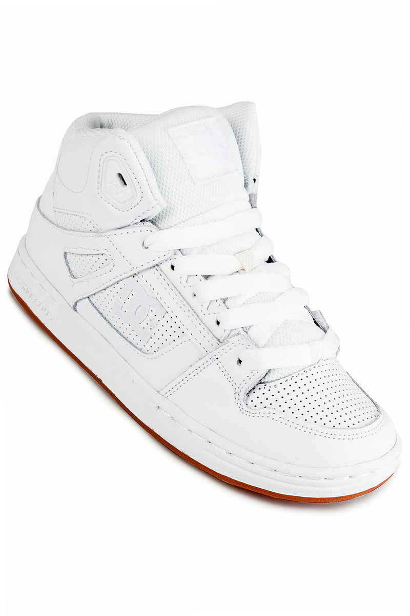 DC Pure High Top Shoes kids (white white gum)