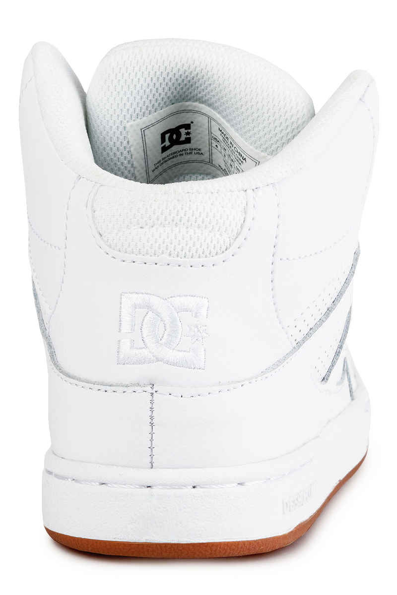DC Pure High Top Shoes kids (white white gum)