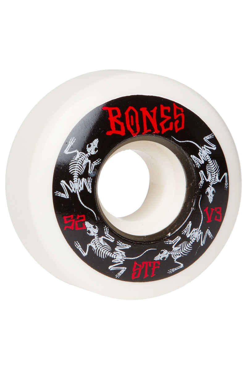 Bones STF-V3 Series III Wheels (white) 52mm 103A 4 Pack