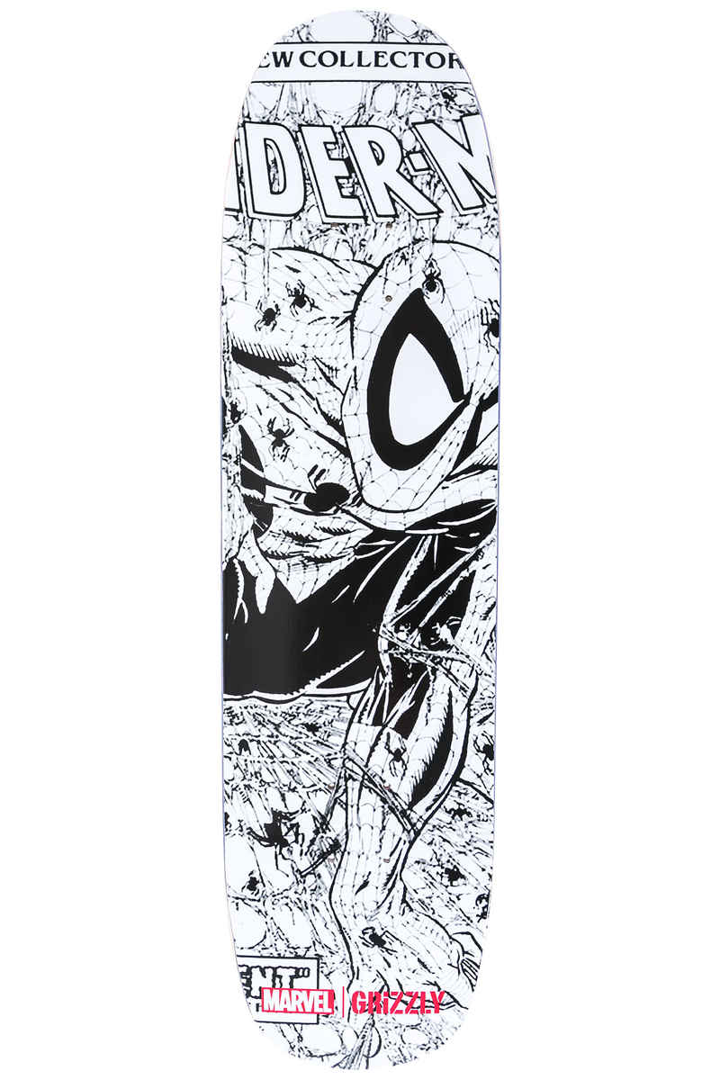 Grizzly x Spiderman Ink 8" Deck (white)