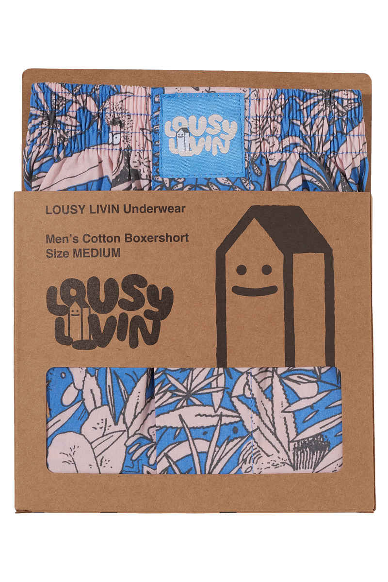 Lousy Livin Underwear Tropical Boxershorts (parisian blue)