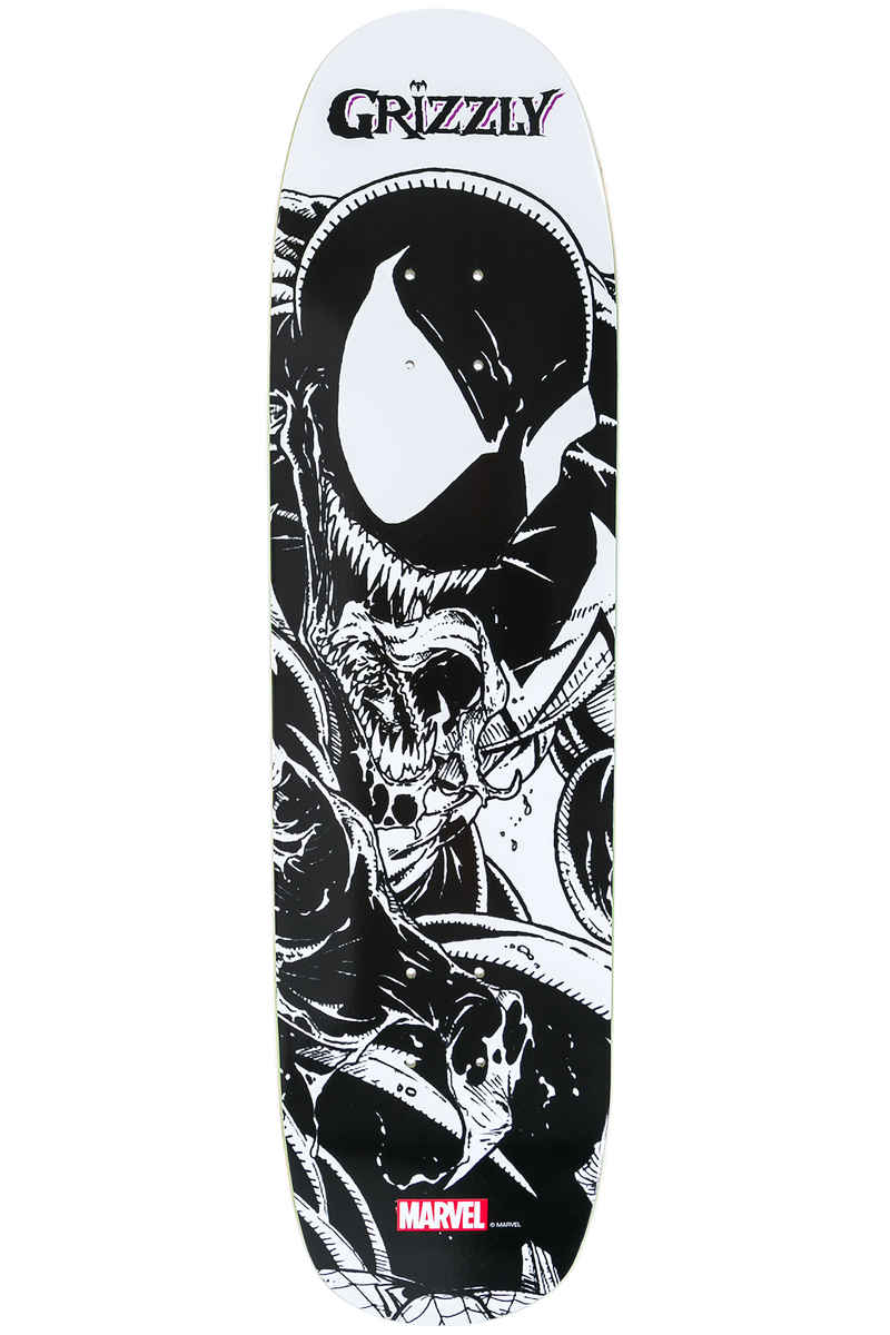 Grizzly x VNM Pen & Ink 8" Deck (black white)