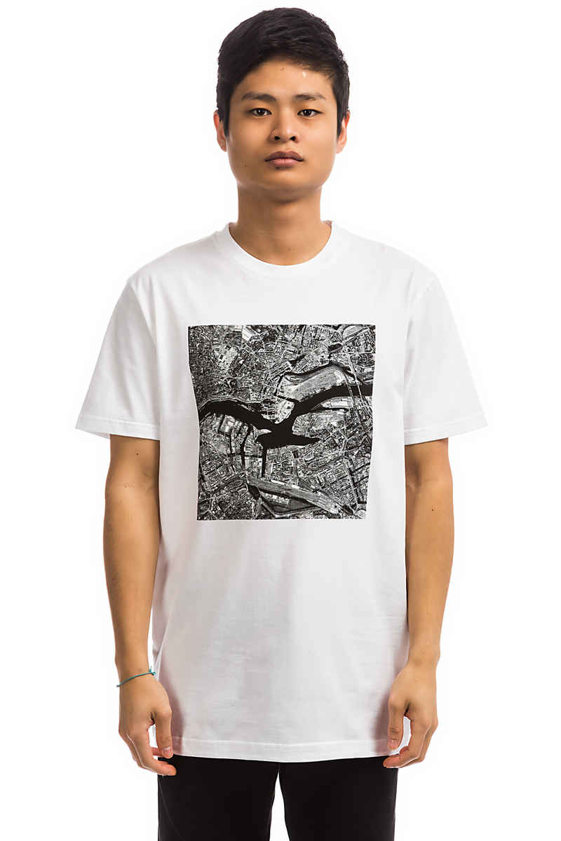 Cleptomanicx Elbmöwe T-Shirt (white)