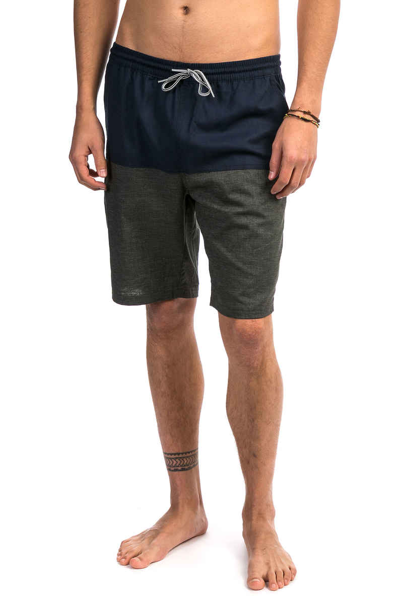 Cleptomanicx Hemp Jam Boardshorts (heather dark grey dark navy)